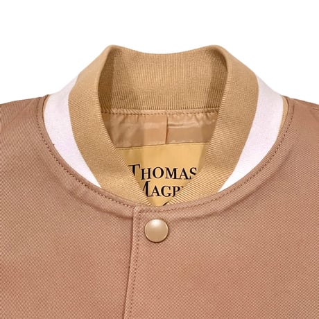 THOMAS MAGPIE バックプリントスタジャン-ベージュ
