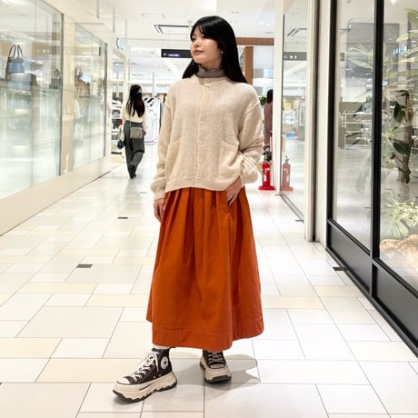 TIGRE BROCANTE サイドギャザースカート オレンジ