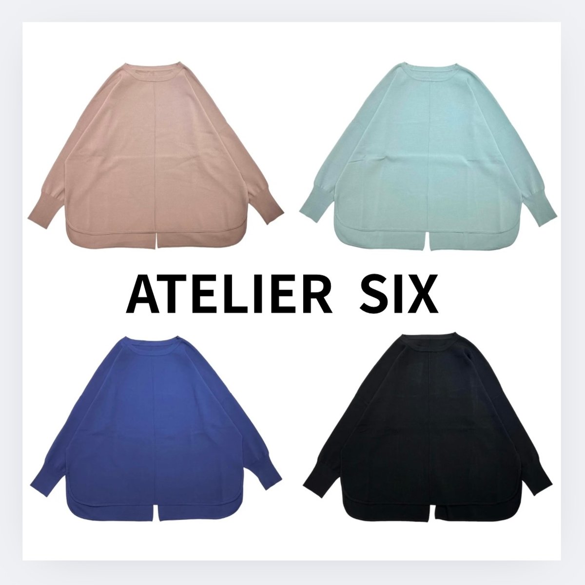 ATELIER SIX アトリエシックス　水玉ビッグブラウス　フリーサイズ　半袖 ATELIER SIX アトリエシックス 水玉ビッグブラウス フリーサイズ