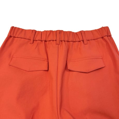 QTUME  マイナス3キロ見えテーパードパンツ   -オレンジ