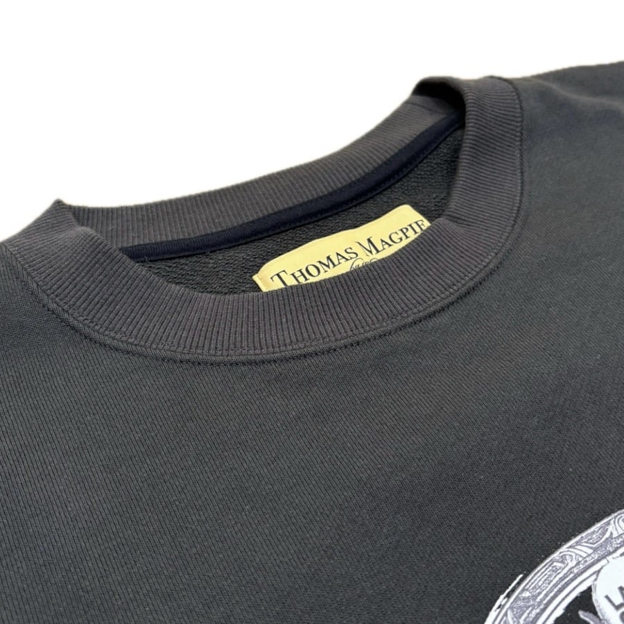 【美品】THOMAS MAGPIE スウェット　オーバーサイズ　くすみカラー Thomas magpie（トーマスマグパイ）の「【THOMAS MAGPIE】Sweat