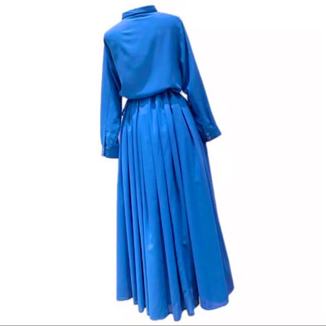 LIROMA シャツワンピース　BLUE