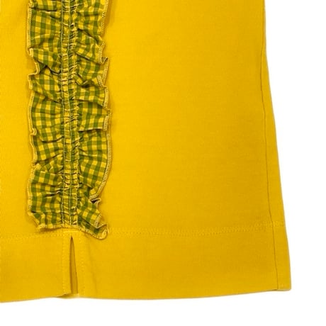 TIGRE BROCANTE 2ラインフリルTシャツ マスタード
