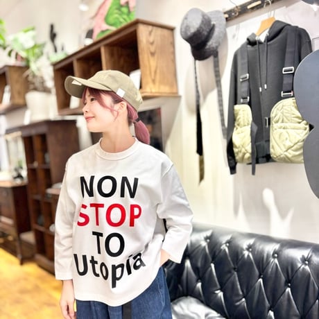 THOMAS MAGPIE ロングTシャツ-NON STOP TO Utopia