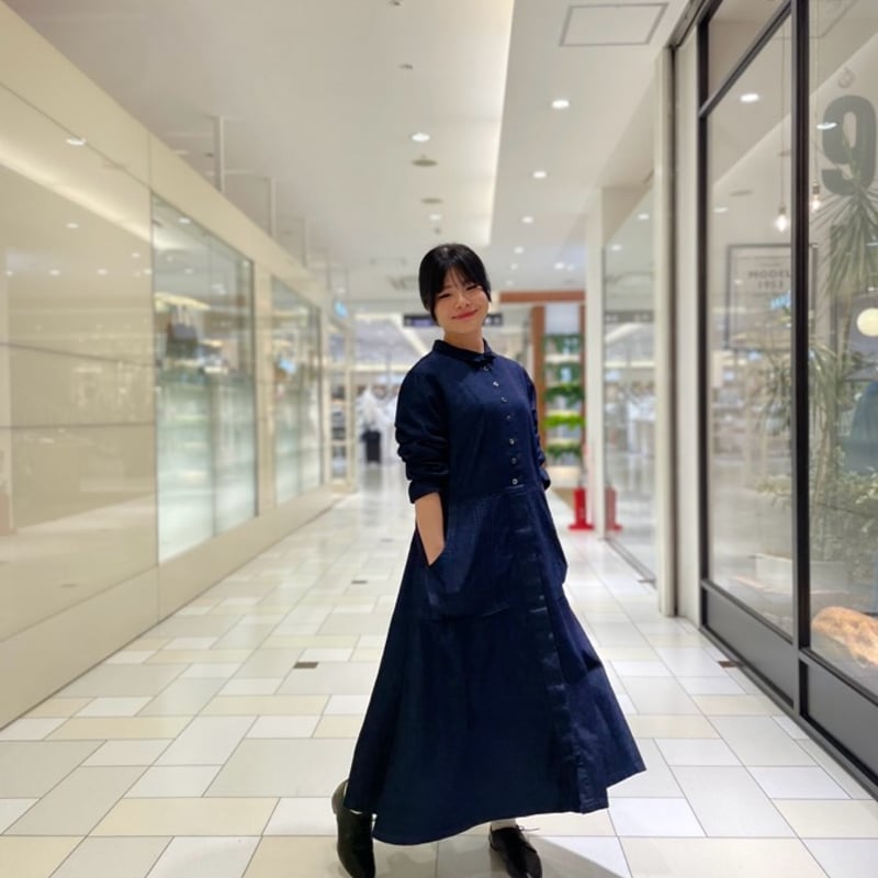 TIGRE BROCANTE プリーツデニムワンピース | grasol Nagasaki S