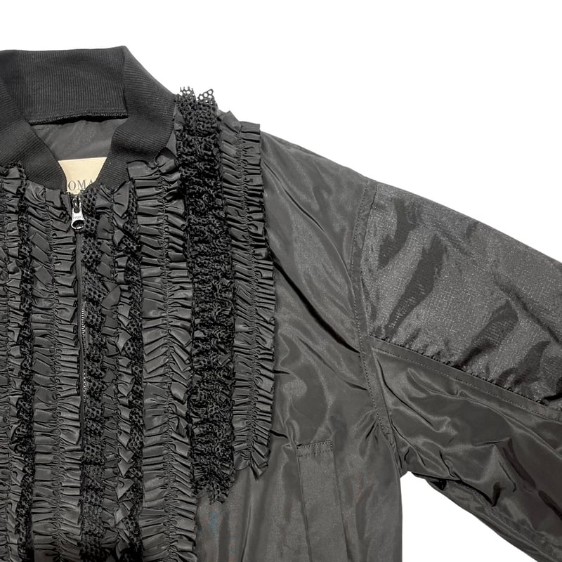 THOMASMAGPIE ブルゾン THOMASMAGPIE フリルブルゾン -ホワイト | grasol Nagasak