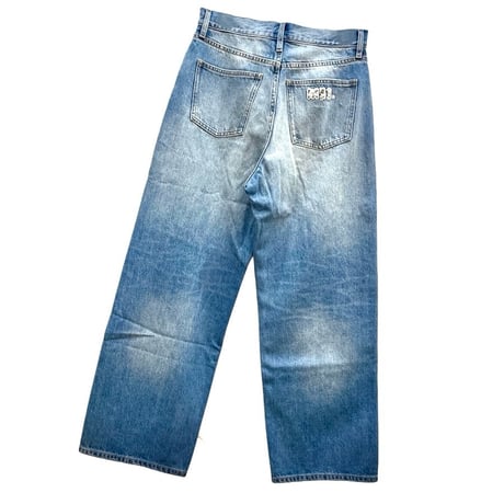 M53. ルーズダメージデニムパンツ