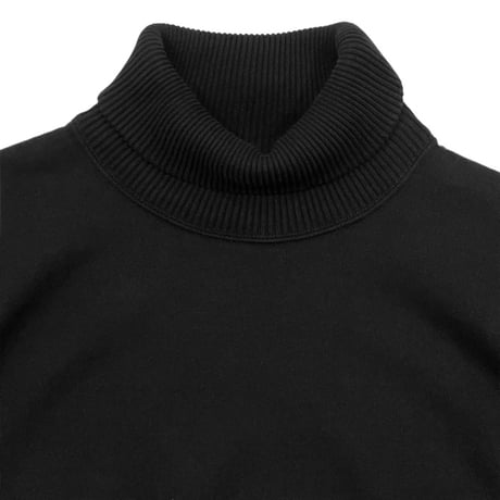 TIGRE BROCANTE ダブルリブタートルスウェット　ブラック