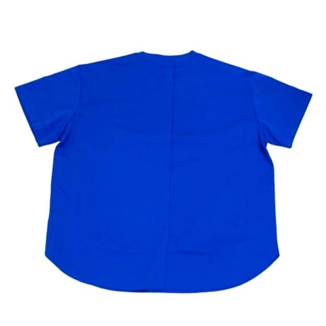 Dignite collier 裾切替 Tシャツ - ブルー