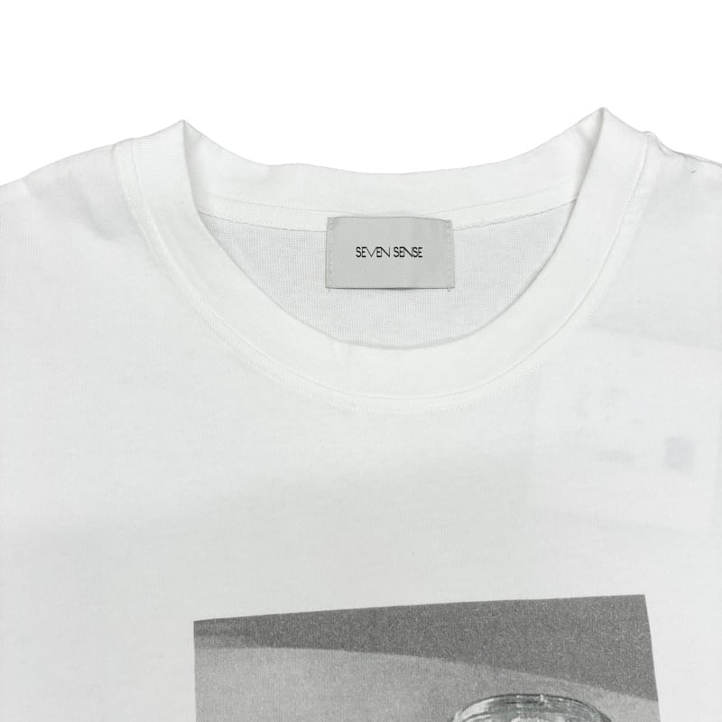 SEVEN SENSE コーヒープリントTシャツ- ホワイト | grasol Nagasa