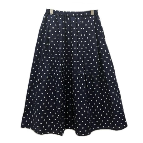 denicher ドットスカート Navy