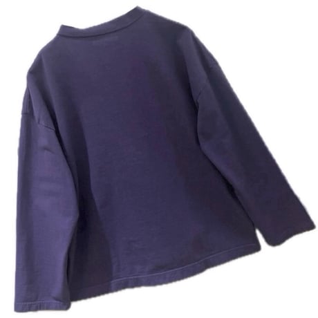 TIGREBROCANTE フェザー天竺ヤッコカーディガン　purple