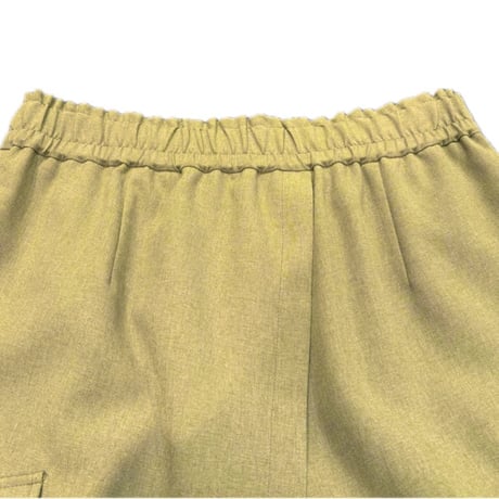 QTUME | カーゴシルエットスカート | 【Khaki】