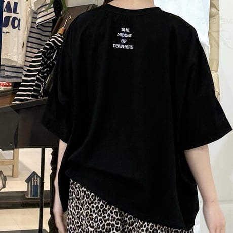 THOMAS MAGPIE | コットンワイドTEE | 【Black】