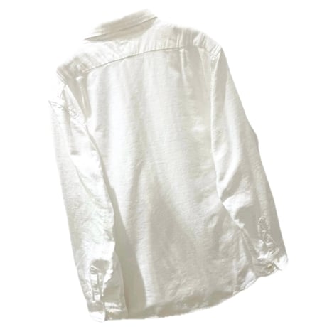 TIGREBROCANTE ライトオックスラウンドカラーベニスビーチシャツ　White