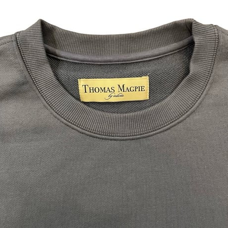 THOMASMAGPIE  "LIFE"ビッグスウェット- ダークグレー