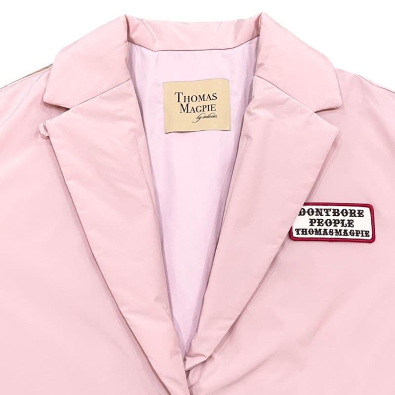 THOMAS MAGPIE ナイロンタフタリバーシブルジャケット ピンク | grasol