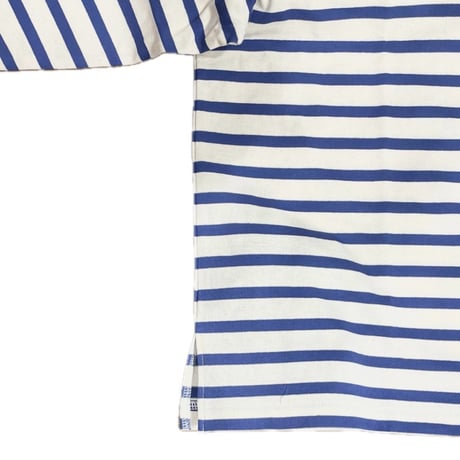 THOMAS MAGPIE ボーダーTシャツ-white×blue