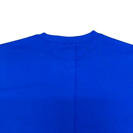 Dignite collier 裾切替 Tシャツ - ブルー