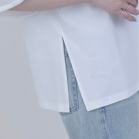 EimeeLaw    メッシュスリーブTシャツ    -ホワイト