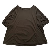 Praia 袖タックパフTシャツ - チャカーキ