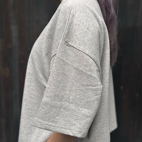 Dignite collier ロゴワイドミニTシャツ -    ブラック
