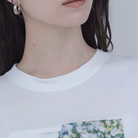 EimeeLaw    メッシュスリーブTシャツ    -ホワイト