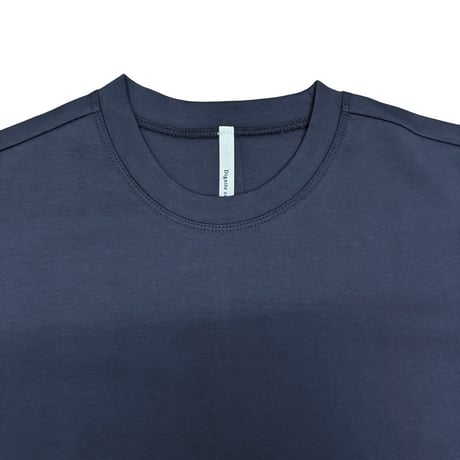 Dignite collier 裾切替 Tシャツ - ブラック