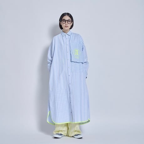 THOMAS MAGPIE シャツコート　サックス