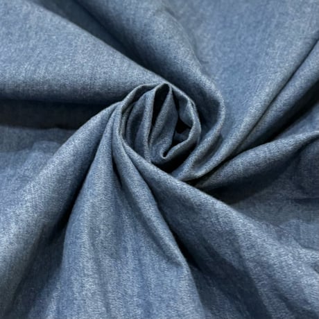 PASSIONE(パシオーネ) スキッパーロングブラウス　denim
