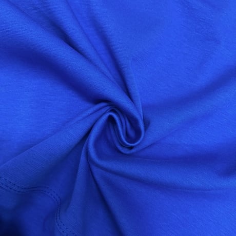 Dignite collier 裾切替 Tシャツ - ブルー