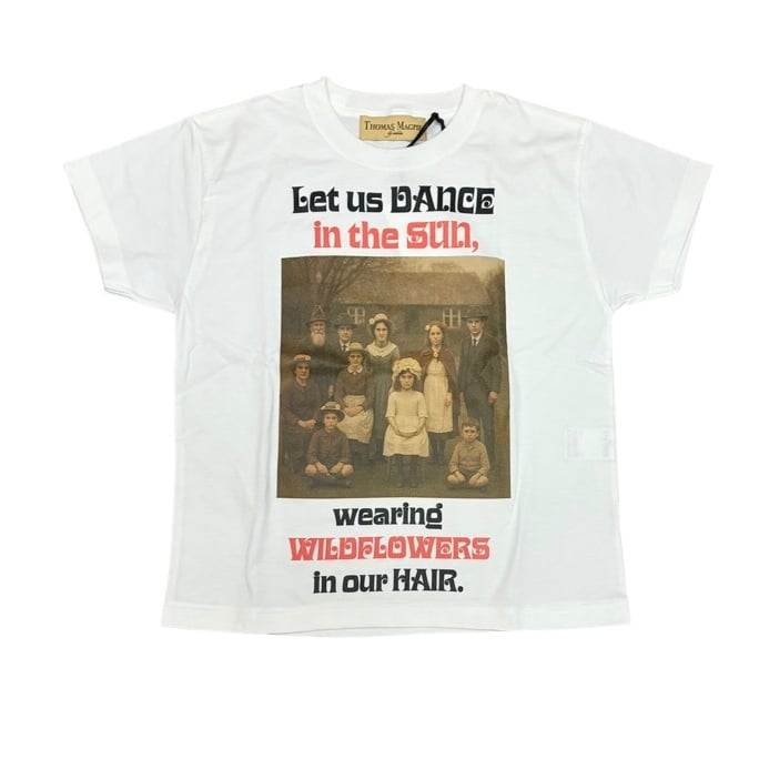 トーマスマグパイ　Tシャツ ホワイト THOMAS MAGPIE ロゴミニTシャツ- ホワイト | grasol Nagasaki