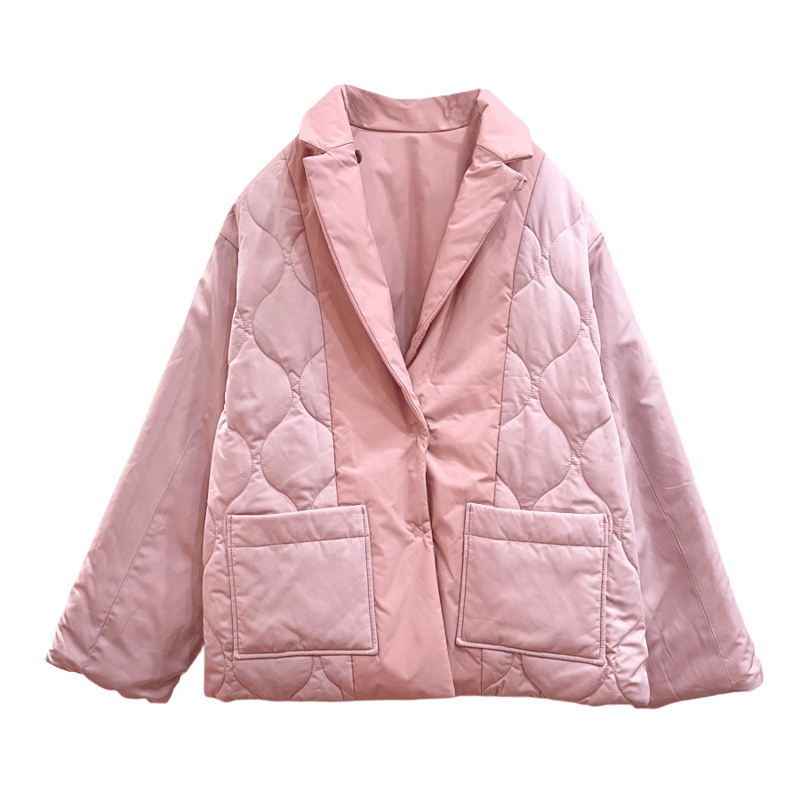 THOMAS MAGPIE ナイロンタフタリバーシブルジャケット ピンク | grasol