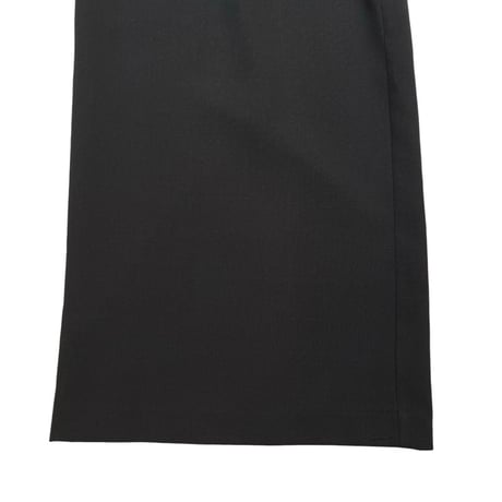 ATELIER SIX エステルシャンブレーリブワイドパンツ  -ブラック