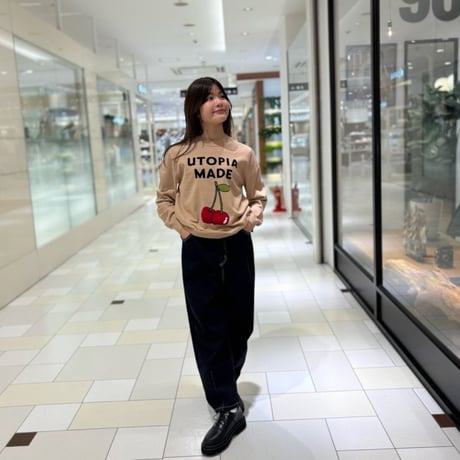 THOMAS MAGPIE チェリーニット　beige