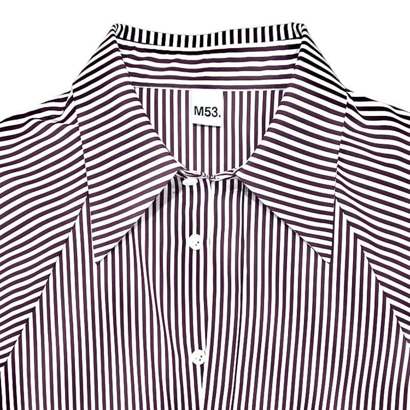 M53. ディファレンスギャザーストライプシャツ | grasol Nagasaki Stores