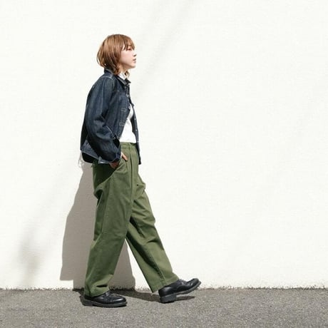 vent blanc+  12ozDENIM MONTMARTRE JACET-インディゴ