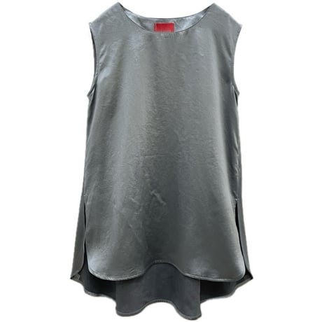 LIROMA アセテートノースリーブ
