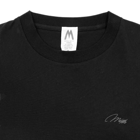M53. ドローイングプリントTシャツ ブラック