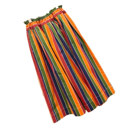 TIGRE BROCANTE レインボーストライプフィセルロングスカート Rainbow