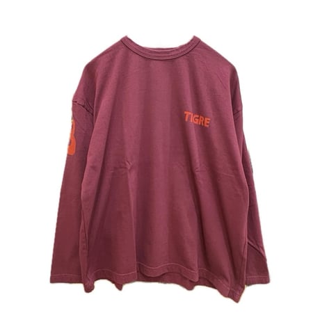 TIGRE BROCANTE Number８ベニスビーチ長袖T ボルドー