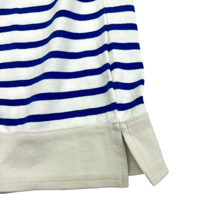 Ventblanc+ マルセイユボーダー 半袖Tシャツ-ブルー