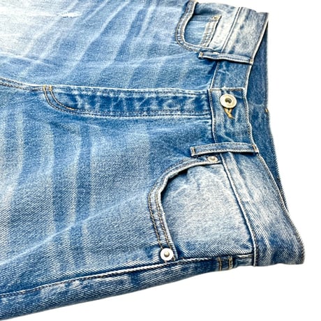 M53. ルーズダメージデニムパンツ