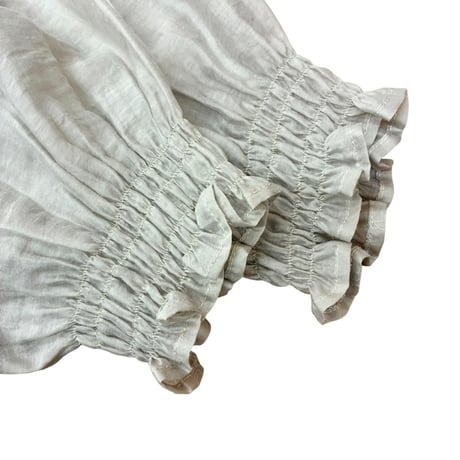 QTUME  ナチュラルシアーティアードブルゾン -   ベージュ