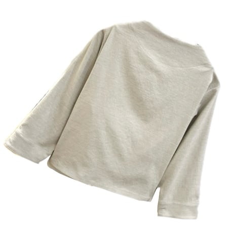 LIROMA  ボートネックカットソー　 beige