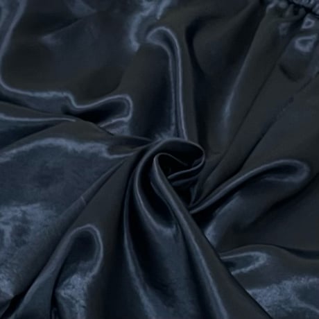 LIROMA アセテートロングワイドパンツ