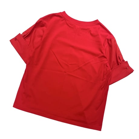 DOS DIOSAS       シャツ袖Tシャツ      -レッド