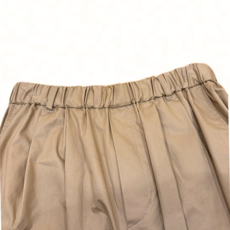 Ventblanc  コットンツイルタックイージーパンツ beige