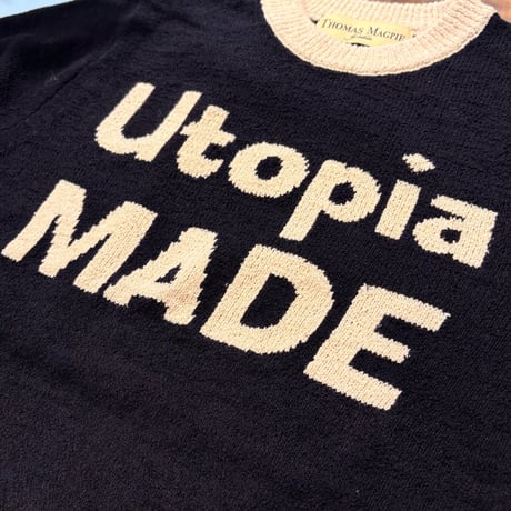THOMAS MAGPIE ロゴニットプルオーバー  ブラック