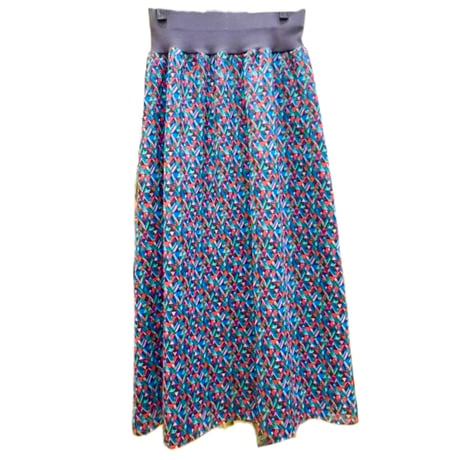 STELLA CIFFON(ステラシフォン) 幾何学skirt レッド